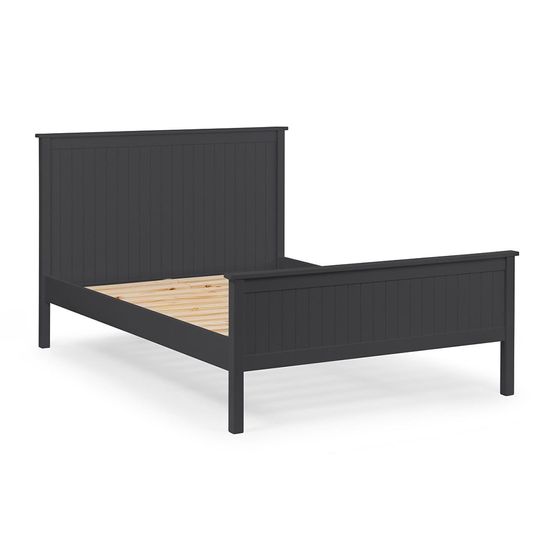 Maine Black Panel 3ft Single Bed